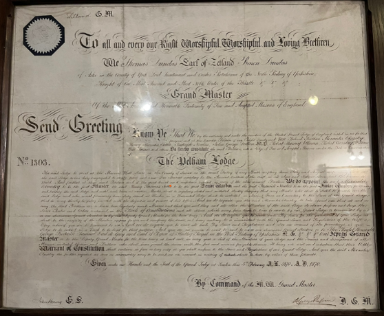 The lodge warrant